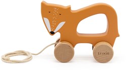 Trixie juguete de arrastre de madera Mr. Fox - juguete de madera FSC naranja