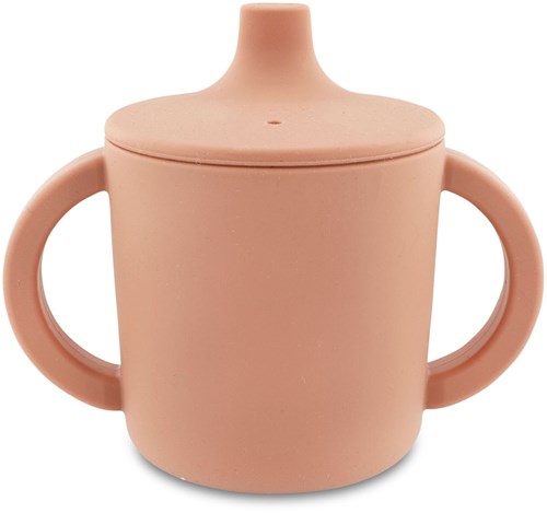Trixie vaso con boquilla de silicona rosa Mrs. Cat - taza antiderrames para bebé-2