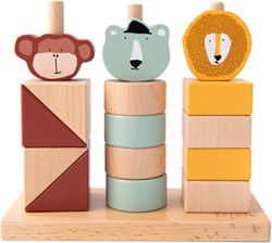 Trixie bloques apilables de animales de madera - juguete educativo FSC madera