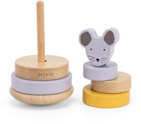 Trixie torre apilable de madera Mrs. Mouse juguete educativo-3