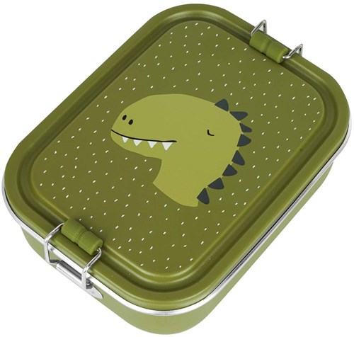 Trixie fiambrera lunchbox Mr. Dino - acero inoxidable - verde - niños