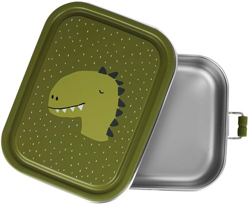 Trixie fiambrera lunchbox Mr. Dino - acero inoxidable - verde - niños-2