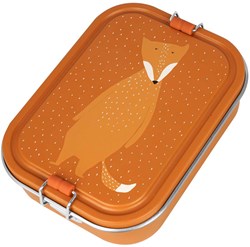Trixie fiambrera acero inoxidable grande Mr. Fox - caja de almuerzo naranja para niños