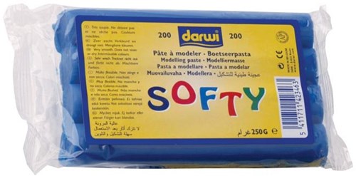 Creativ Company plastilina azul - arcilla autosecante 500g para niños-2