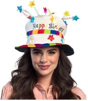Boland sombrero de fiesta pastel de cumpleaños Happy Birthday con velas - colorido-3