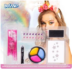 Boland set de maquillaje unicornio kit purpurina carnaval fiesta infantil