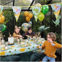Boland mantel dino party - decoración de fiesta - 130x180cm plástico-3