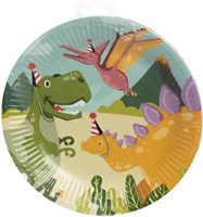 Boland platos de papel dino party - dinosaurio - vajilla fiesta - 10 unidades