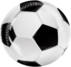 Boland platos de papel fútbol - set de 10 - fiesta fútbol - 23 cm
