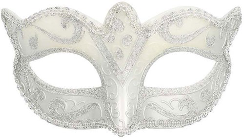 Boland antifaz Venice felina plata - Máscara veneciana carnaval glamour