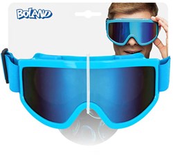 Boland gafas de esquí de fiesta neón azul - gafas carnaval festival disco