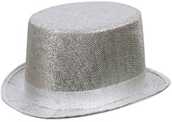 Boland sombrero purpurina plata - sombrero fiesta adultos glamour