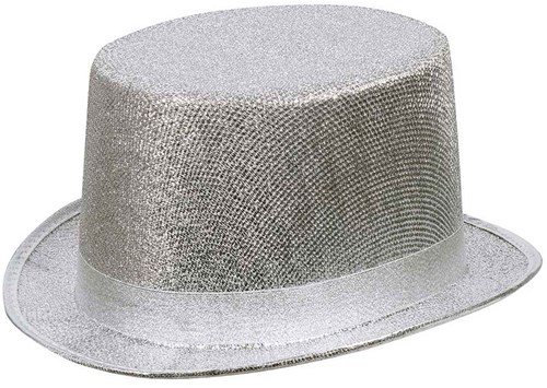 Boland sombrero purpurina plata - sombrero fiesta adultos glamour