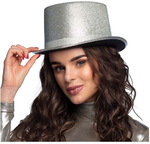 Boland sombrero purpurina plata - sombrero fiesta adultos glamour-2