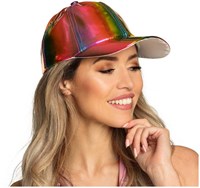 Boland gorra holográfica arcoíris ajustable unisex festival Pride-2