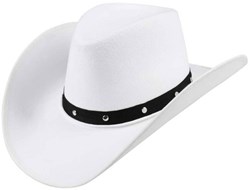 Boland sombrero de vaquero blanco - Wichita sombrero western adultos festival