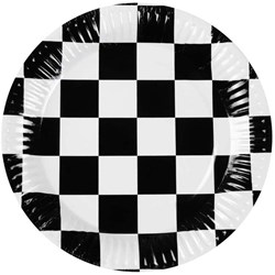 Boland platos de papel carreras deporte 23cm - set de 10 unidades