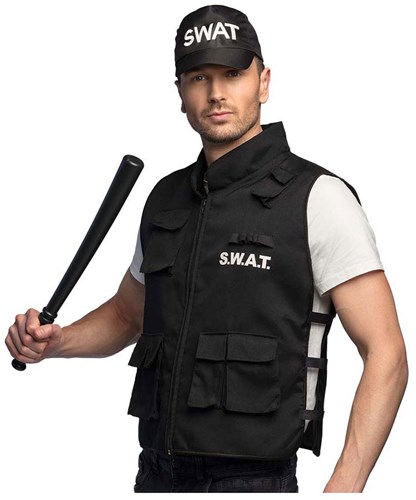 Boland gorra SWAT ajustable accesorio policía adultos-3
