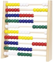 Goki ábaco juguete educativo de madera colorido 25x29 cm