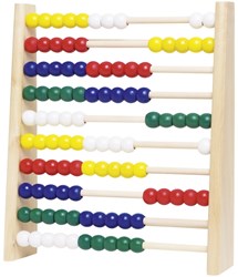 Goki ábaco juguete educativo de madera colorido 25x29 cm