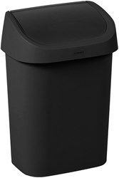 Curver cubo de basura Mistral Swing 9L diseño plástico negro