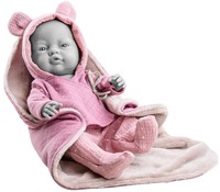 Conjunto de ropa Paola Reina Bebitos niña rosa/panal (45cm)-3