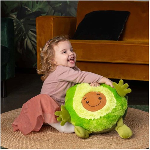 Noxxiez cojín peluche aguacate calientamanos - cojín de juguete súper suave-2