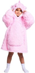 Noxxiez hoodie unicornio sudadera abrazable niños 3-6 años forro polar