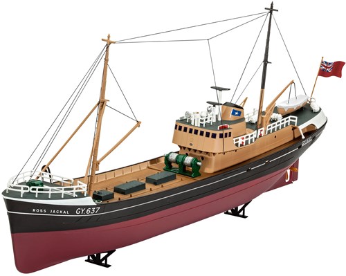 Revell maqueta barco pesquero del Mar del Norte modelo plástico 1:142-2
