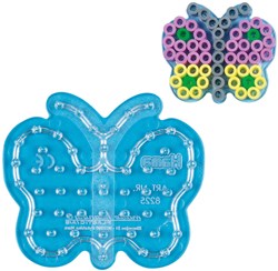 Hama tablero maxi cuentas para planchar mariposa - juguete creativo transparente