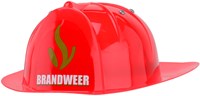 Johntoy Casco de bombero - Casco de juguete para niños - Rojo