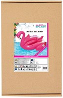 Alert isla hinchable flamenco piscina 240x180 cm con asas