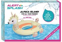 Alert isla inflable alpaca 310x270x175 cm juguete piscina