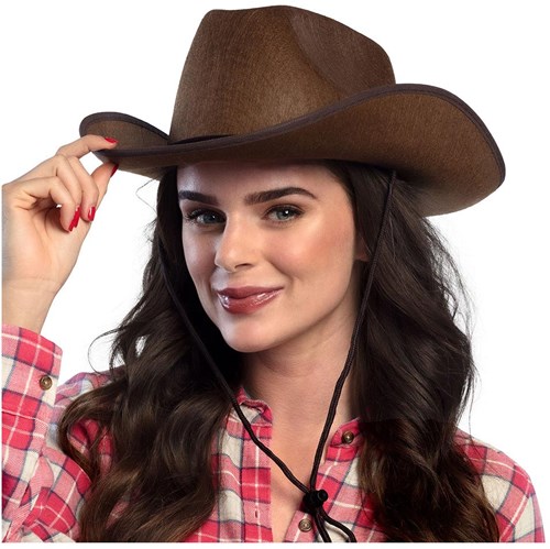 Boland sombrero vaquero marrón sombrero disfraz para niños y adultos-2