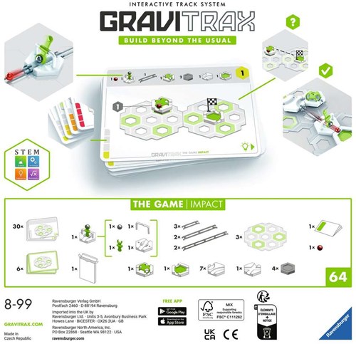 Ravensburger GraviTrax juego de canicas Impact - diversión STEM-2