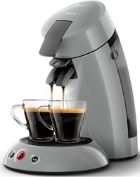 Philips cafetera Senseo HD6553/70 gris plateado - coffee boost