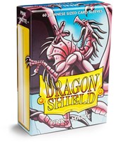 Dragon Shield fundas para cartas mate rosa tamaño japonés 60 cartas