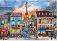 Castorland puzzle calles de París 500 piezas acabado satinado-2