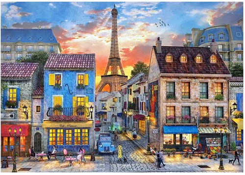 Castorland puzzle calles de París 500 piezas acabado satinado-2