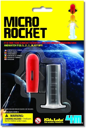 4M Micro cohete set de ciencia - juguete educativo experimento cohete