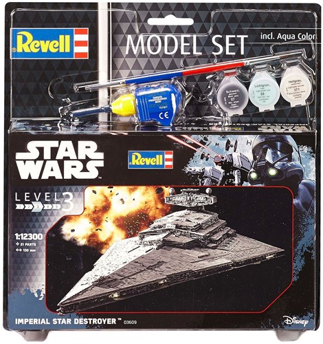 Revell Star Wars kit de modelo Imperial Star Destroyer - maqueta a escala 1:12300-2
