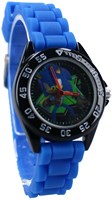 Vadobag reloj infantil Sonic azul con correa de silicona flexible