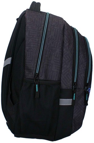 Vadobag mochila Game Face On con estampado de juego - mochila escolar negra-3