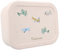 Kidzroom fiambrera silicona aviones - apta para niños y libre de BPA