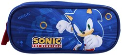 Vadobag estuche Sonic azul con 2 compartimentos - material escolar Sonic