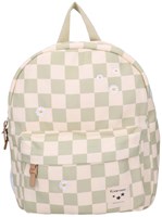 Kidzroom mochila escolar Nostalgia - estampado de cuadros flores niños-2