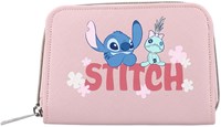 Vadobag monedero Stitch rosa - monedero infantil con diseño