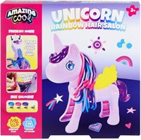 Amazing Cool juguete unicornio Rainbow Hair Salon para niños