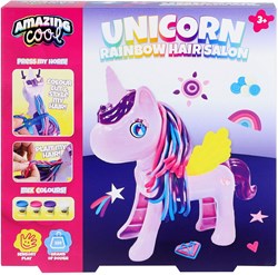 Amazing Cool juguete unicornio Rainbow Hair Salon para niños