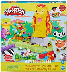 Hasbro Play-Doh set león con plastilina y accesorios de animales